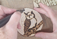 Load image into Gallery viewer, Pyrography at The Guildford Arts Festival