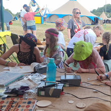 Load image into Gallery viewer, Pyrography at The Guildford Arts Festival
