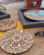 Load image into Gallery viewer, Pyrography at The Guildford Arts Festival