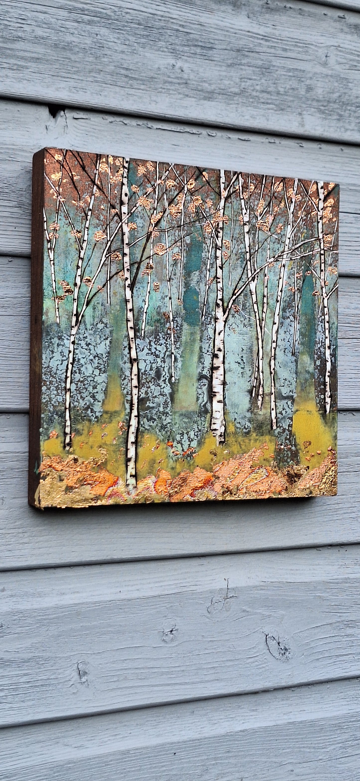 Abstract Birch Tree