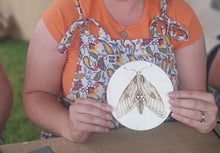 Load image into Gallery viewer, Pyrography at The Guildford Arts Festival