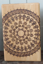 Load image into Gallery viewer, Mandala Bamboo Yoga Block