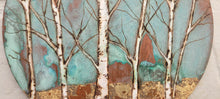 Load image into Gallery viewer, Round Birch Art
