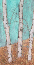 Load image into Gallery viewer, Copper Patina Three Birch Trees
