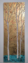Load image into Gallery viewer, &quot;Shimmer&quot; Series of Gold and Copper Birch Trees
