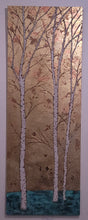 Load image into Gallery viewer, &quot;Shimmer&quot; Series of Gold and Copper Birch Trees

