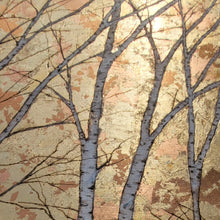 Load image into Gallery viewer, &quot;Shimmer&quot; Series of Gold and Copper Birch Trees
