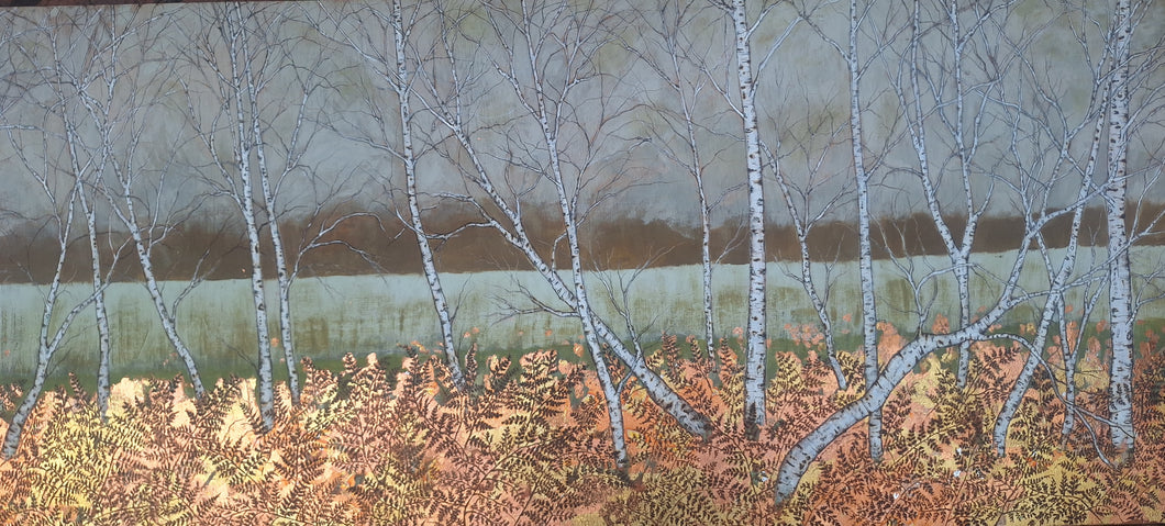 Winter landscape Bracken and Birch's