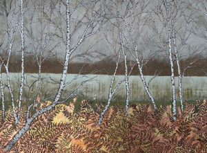 Winter landscape Bracken and Birch's