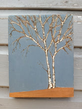 Load image into Gallery viewer, Copper Patina Birch Art
