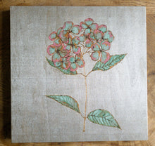 Load image into Gallery viewer, Pink Hydrangea on Silver Bronze

